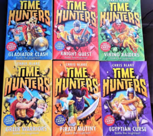 Time Hunters series books by Chris Blake - good condition