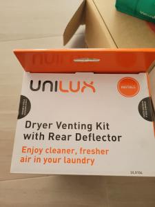 Clothes dryer venting kit