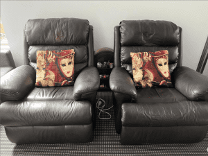 Two Single Seat Recliners