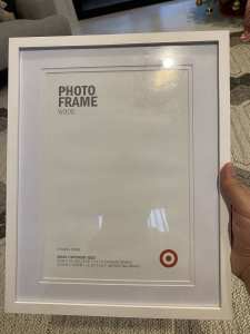 White Photo Frame. 21cm x 29.7cm or 28.5cm x 36.8cm