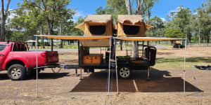 Camper Trailer / Toy Hauler trailer for sale