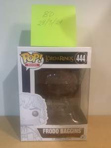 Funko PoPs LORD OF THE RINGS FRODO BAGGINS #444.
