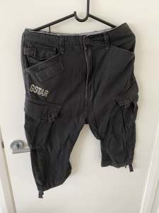 G - Star Cargo Shorts , Men’s Waist 33