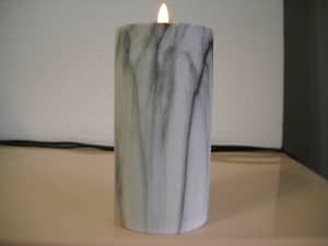 15cm LED Cement Battery Operated Candle