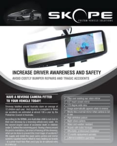 REVERSE CAMERAS FULLY INSTALLED FROM $320
