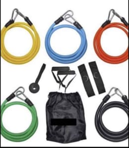 Resistance band set, price is for full set.