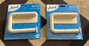 2 x Award Ezi-Fix Toilet Roll Holders (New) ($10 for Both)