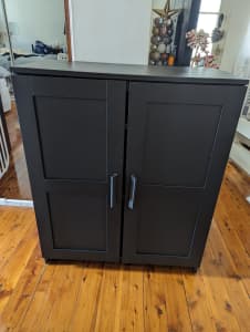 IKEA Brimnes Black Cabinet 