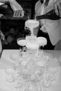 Champagne tower glasses x 30