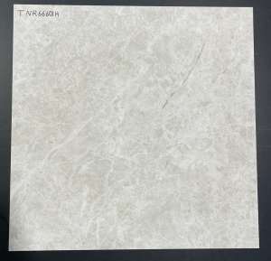 600x600 Light Grey Travertine Porcelain Tiles