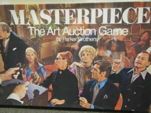 Rare  Board game vintage retro 1970's toltoys Masterpiece Art Auction