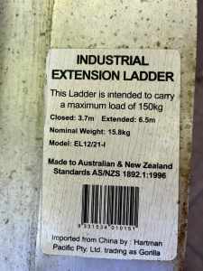 Gorilla aluminium extension ladder