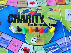 Charity Board Game - Win by being generous (Australian game)