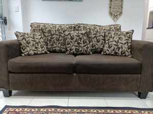 2 seater Couch with 3 cushions good condition