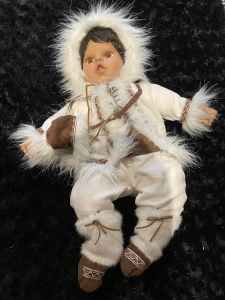 Vintage Eskimo Doll 50cm long