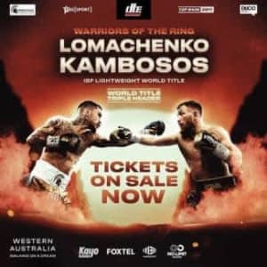 2X Kambosos vs Lomachenko Diamond Tickets