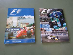 Adelaide F1 official brochures, 1994 and 95