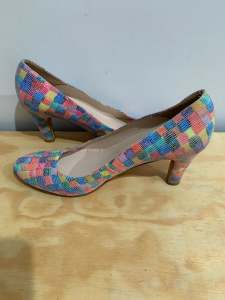 Women’s Shoes 37, Peter Sheppard, Multi, Leather A1 p/up Sth Guildford
