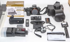 Sony A7 Mirrorless Full Frame Camera (Body Only) with EXTRAS