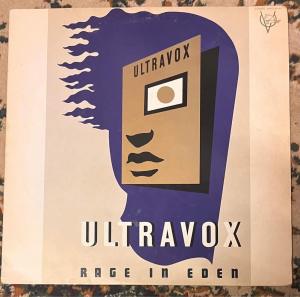 Ultravox-Rage In Eden -LP Japanese pressing -1981-synth pop