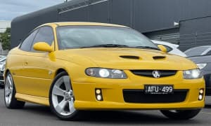 2005 Holden Monaro VZ CV8 Yellow 4 Speed Automatic Coupe
