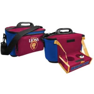 Brisbane Lions Cooler Bag with Tray -  Lunch Box Bag - Licensed