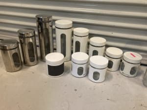 Kitchen food storage jars