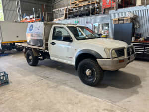 2004 HOLDEN RODEO DX (4x4) 5 SP MANUAL C/CHAS