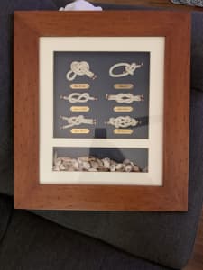 Picture frame of captains knots