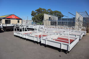 Massive sale - all brand new heavy duty steel trays from $3490