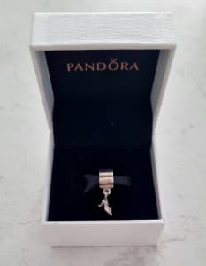 Pandora Charm (Only) - Sterling Silver Dangle Stiletto Heel