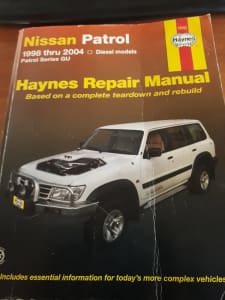 Car repair manual Haynes Nissan Patrol 1998 to 2004