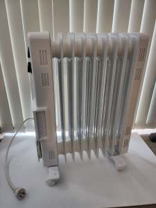 Dimplex 2.4kW Oil Column Heater with Turbo Fan - Arctic White/Grey

