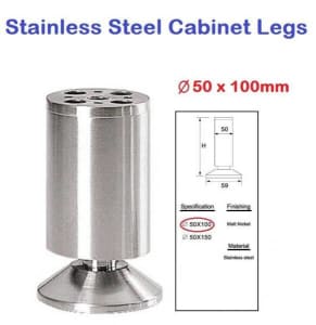 Mirage Stainless Steel Adjustable Legs