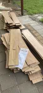 Laminated timber flooboards