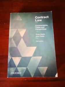 Contract Law Third Edition Commentaries, Cases and Perspectives