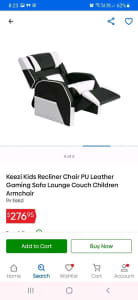 Brand new Kids Soccer recliner . RRP .270$