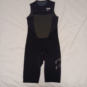 Billabong Wetsuit Mens XL Short John Springsuit Black