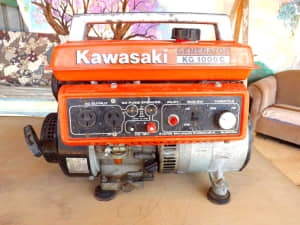 Kawasaki Generator KG-1000C 12VDC/240VAC Petrol.