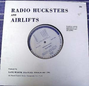 Broadcast Vocal - Lang-Worth Radio Hucksters #260 Vinyl 1962
