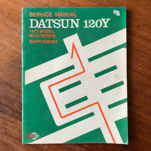Datsun 120Y Service Manual Supliment. Can Post
