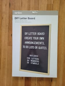Anko DIY letter board