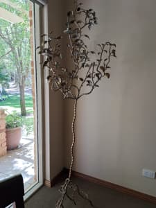 Metal ornamental candelabra tree