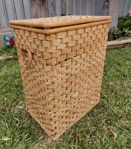 Rectangle Rattan Hamper with Lid