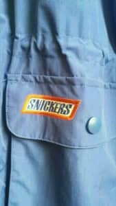Snickers Logo Branded Unisex Jacket