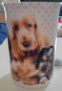 Beautiful dog coffee cup