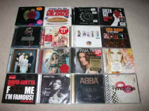 Music CDs, ABBA, The Seekers, Spice Girls, Blink 182, Michael Jackson