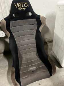 Velo Racing seat from race car, good for sim rig