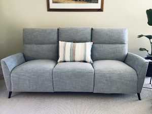 LazyBoy “Monroe” twin power reclining 3 seater sofa…BRAND NEW