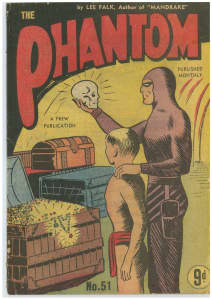 THE PHANTOM No. 51 (FREW) - 9D - 1952 OLD RARE AND VINTAGE COMIC